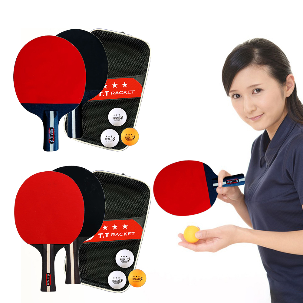 Table Tennis Racket 2 Rackets  - Table Tennis Olympics review and price