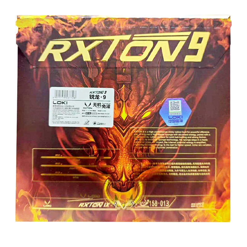 LOKI RXTON 9 Table Tennis Rubb - Table Tennis Loki review and price