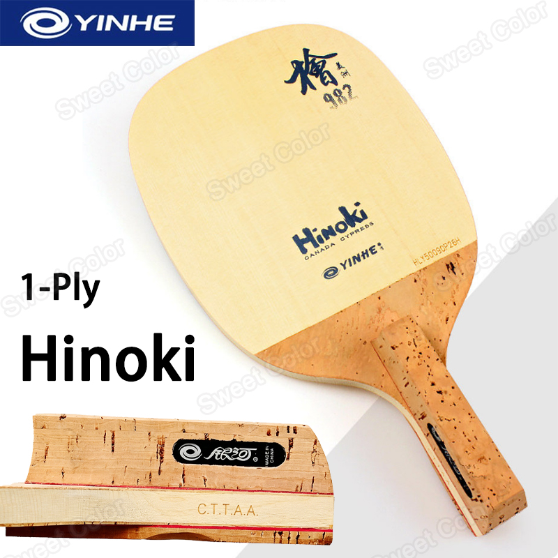 YINHE 982 1-Ply Solid Hinoki W - Table Tennis In Japanese review and price