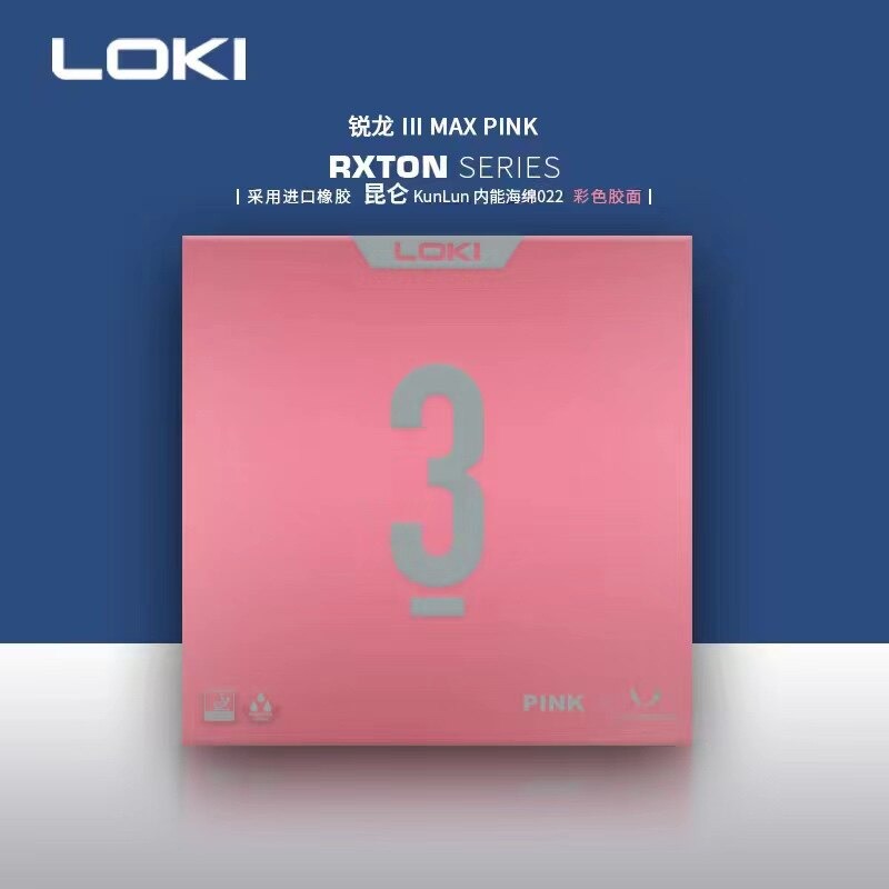 NEW LOKI RXTON 3 Colorful  Tab - Table Tennis Loki review and price