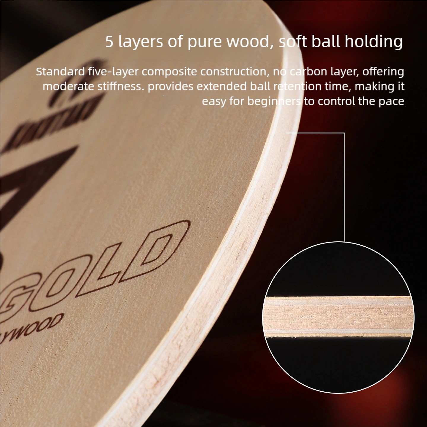 KOKUTAKU 730G1 5-Ply All-Wood  - Table Tennis In Japanese review and price